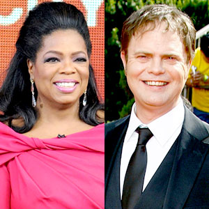 Oprah Winfrey, Rainn Wilson Oprah Winfrey, Rainn Wilson
